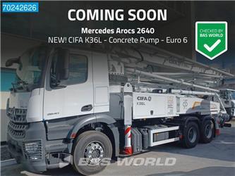 Mercedes-Benz Arocs 2640 6X4 NEW! CIFA K36L Concrete Pump Euro 6