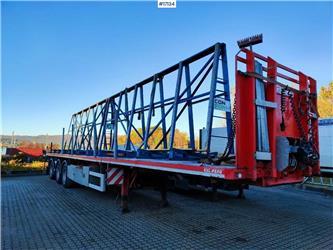 Kel-Berg Rett Semi-trailer with extension and hydraulic ste