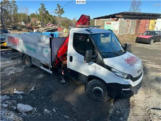 Iveco Daily 70C18H Crane truck with FASSI F70B.1.24