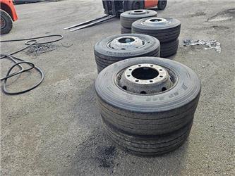  BRIDGETONE AND OTHERS 8 USED TRAILER TIRES  SIZE 2