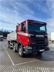 Scania R540 XT B8x4HA med Maur Dumperpåbygg , selges for 