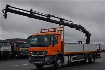 Mercedes-Benz ACTROS 2636 / 6x4 / SKRZYNIOWY- 7 M+ HDS HIAB 21
