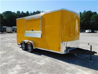  Covered Wagon Trailers 7x16 Concession