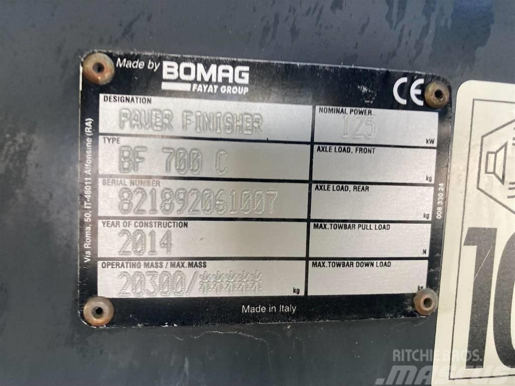 Bomag BF 700 C-2 S500 Stage IV/Tier 4f Asfaldilaoturid