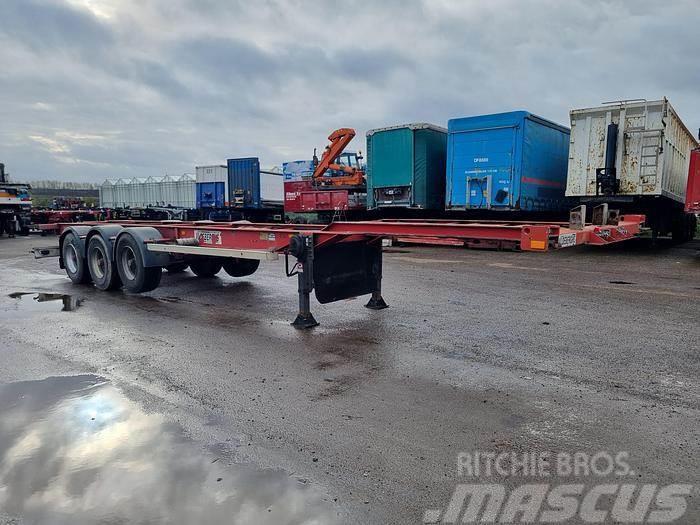 Desot 3 AXLE LIGHT WEIGHT 40 FT CONTAINER CHASSIS BPW DR Konteinerveo poolhaagised