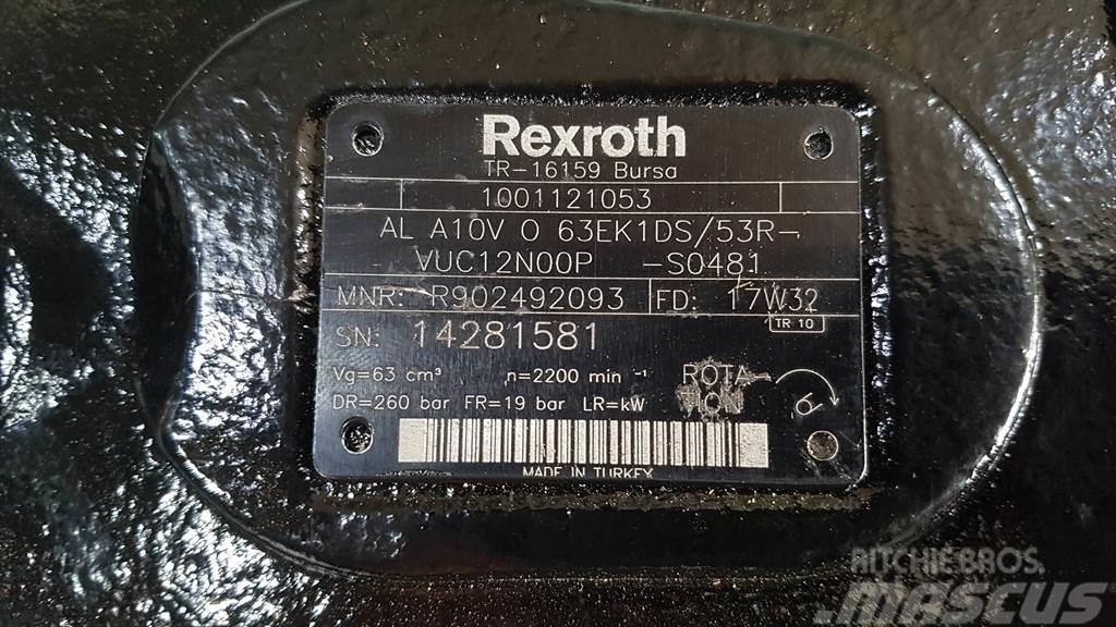 JLG 3006-Rexroth AL A10VO63EK1DS/53R-Load sensing pump Hüdraulika