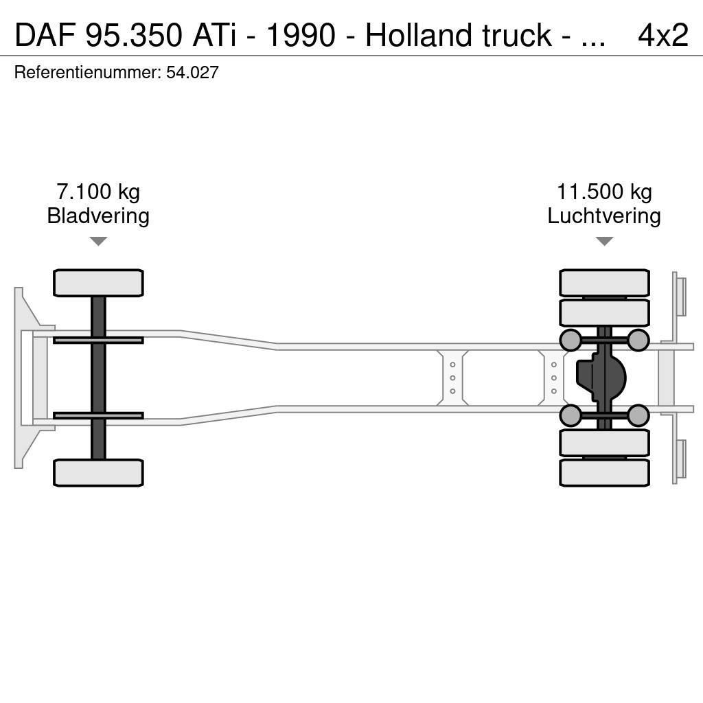DAF 95.350 ATi - 1990 - Holland truck - Manual injecto Furgoonautod