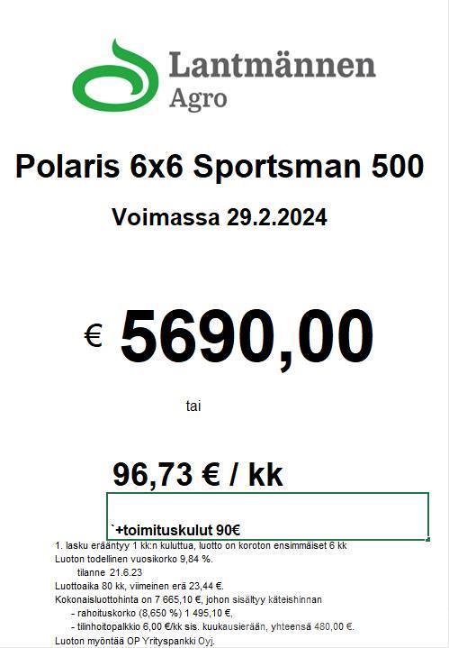 Polaris Sportsman 500 6x6 ATV-d