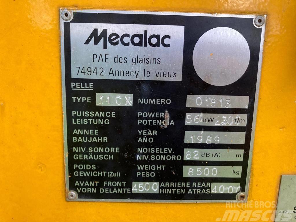 Mecalac 11 C X Ratasekskavaatorid
