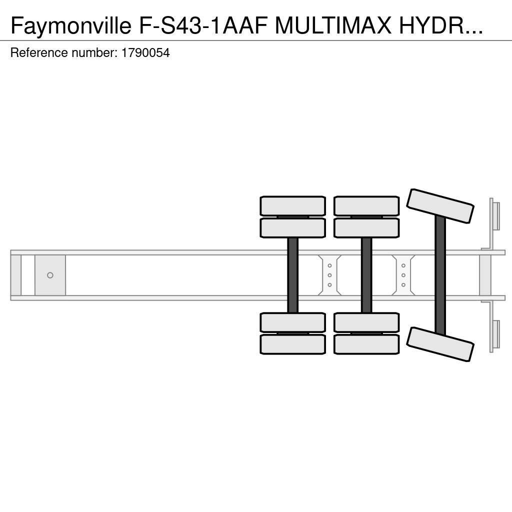 Faymonville F-S43-1AAF MULTIMAX HYDRAULIC ADJUSTABLE BED SEMI Raskeveo poolhaagised