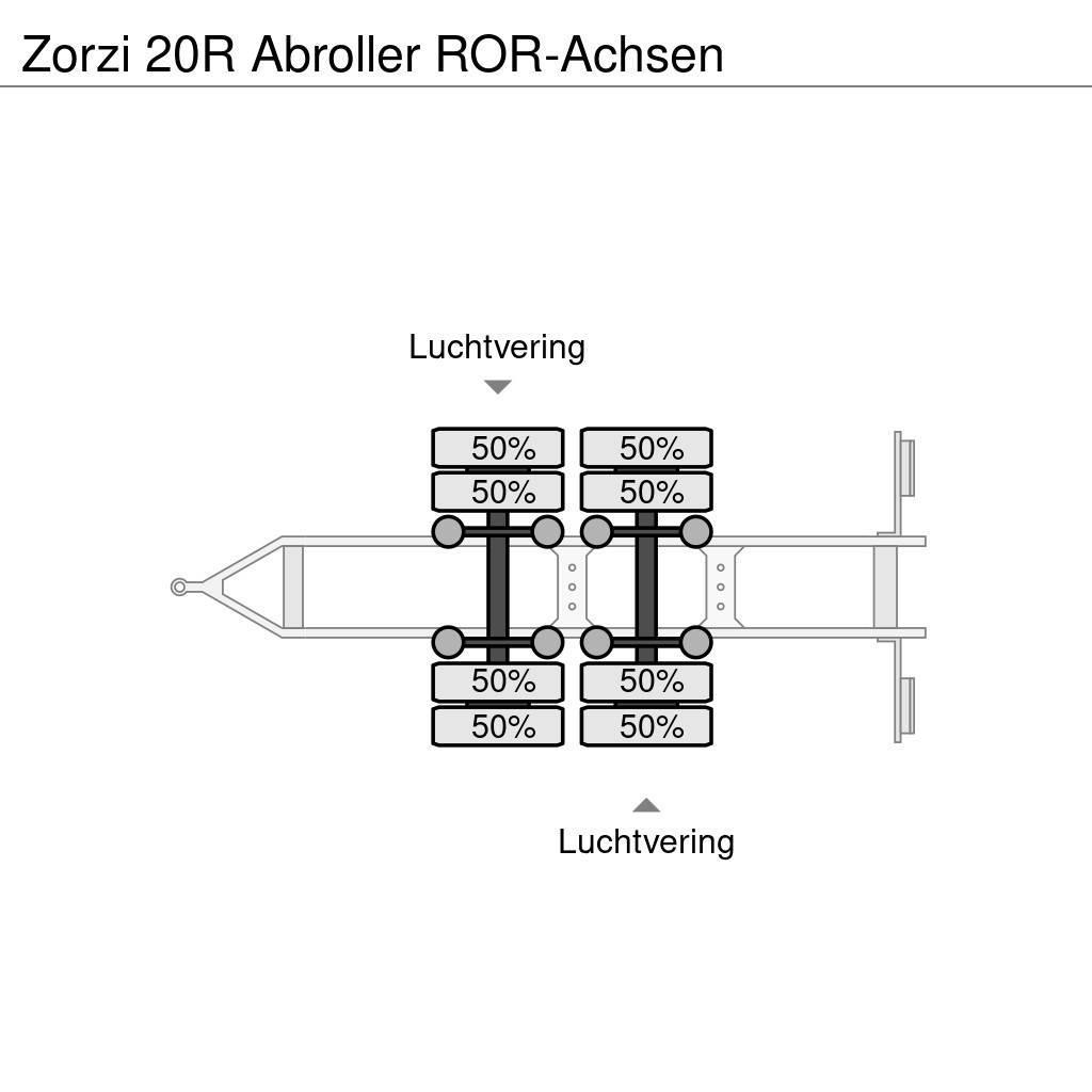 Zorzi 20R Abroller ROR-Achsen Raamhaagised
