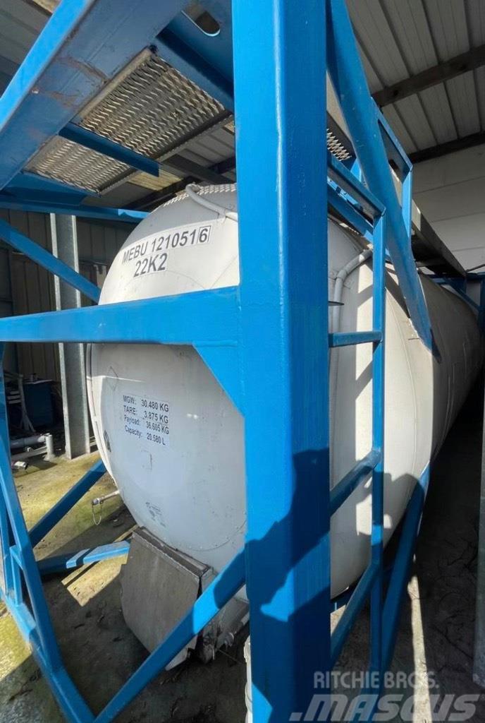  Container Tank 20500L with test certificate Contai Vedeliku konteinerid