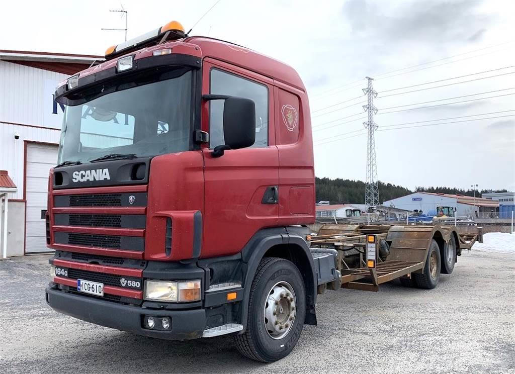 Scania R164 580 6x2 Metsamasinate veokid