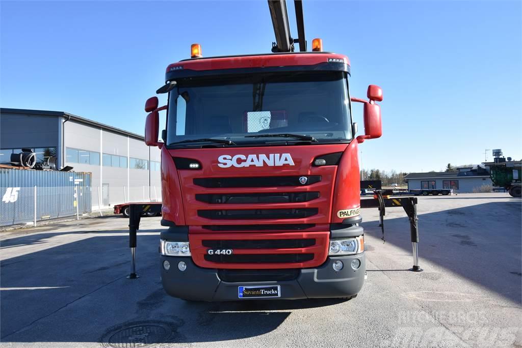 Scania G440 8X4 Kraanaga veokid