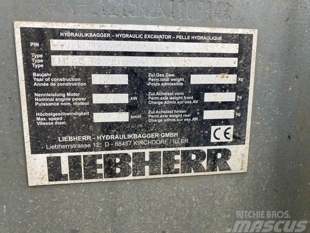 Liebherr LH 40 M Industry Litronic Materjalikäitlusmasinad