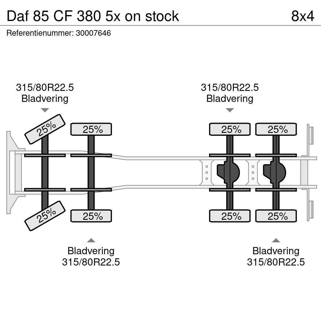 DAF 85 CF 380 5x on stock Vaakumautod