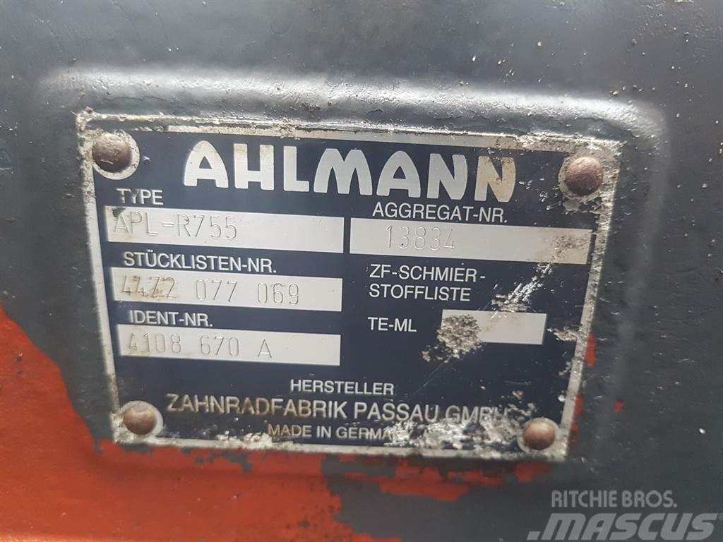 Ahlmann AZ14-ZF APL-R755-4472077069/4108670A-Axle/Achse/As Sillad