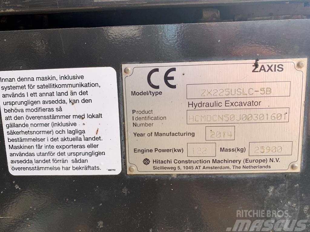 Hitachi ZX 225 USLC - 5B Roomikekskavaatorid