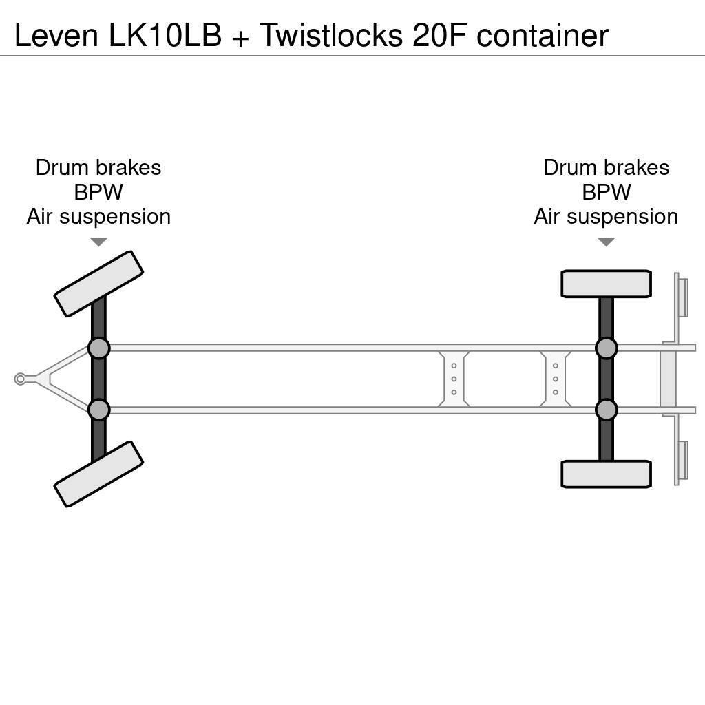  Leven LK10LB + Twistlocks 20F container Madelhaagised