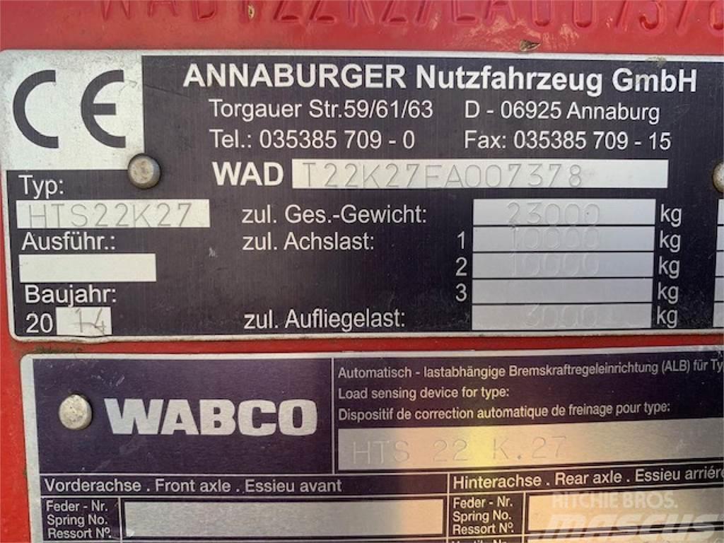 Annaburger HTS 22 K27, Güllefass, 18m Lägapaagid