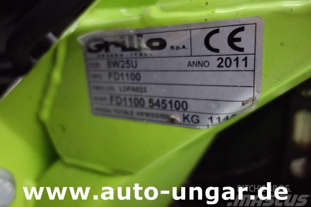 Grillo FD 1100 4WD Allrad Bj. 2011 Hochentleerung Mäher Pealseistavad niidukid
