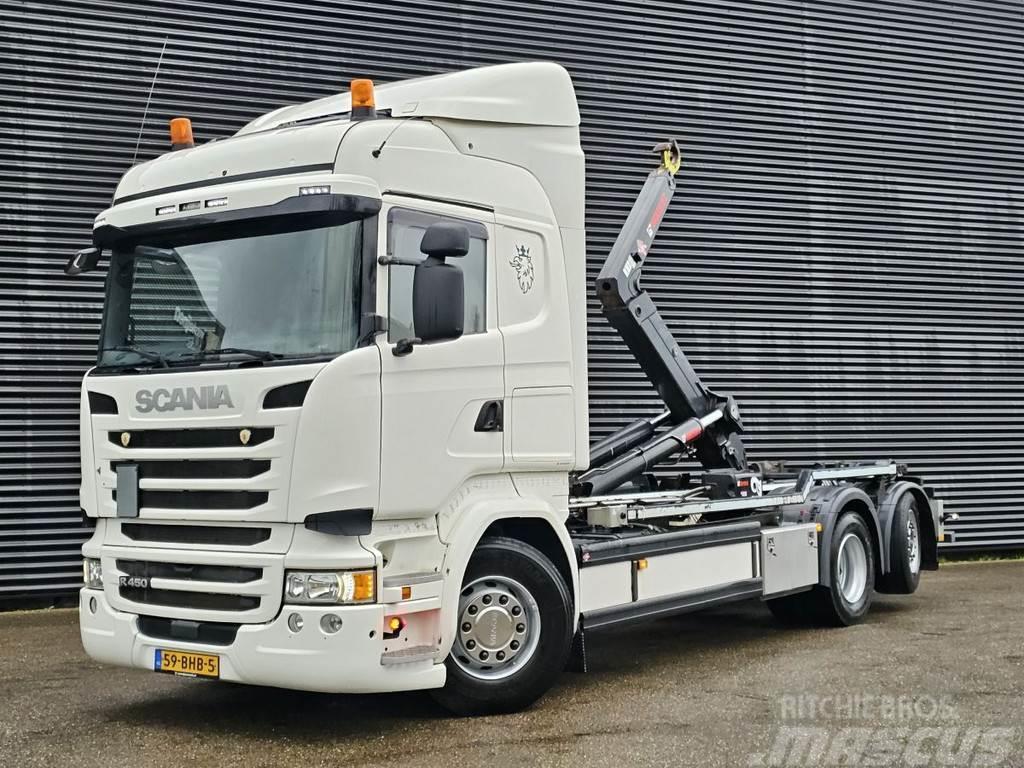 Scania R450 6x2*4 / EURO 6 / HOOKLIFT / ABROLKIPPER Konksliftveokid