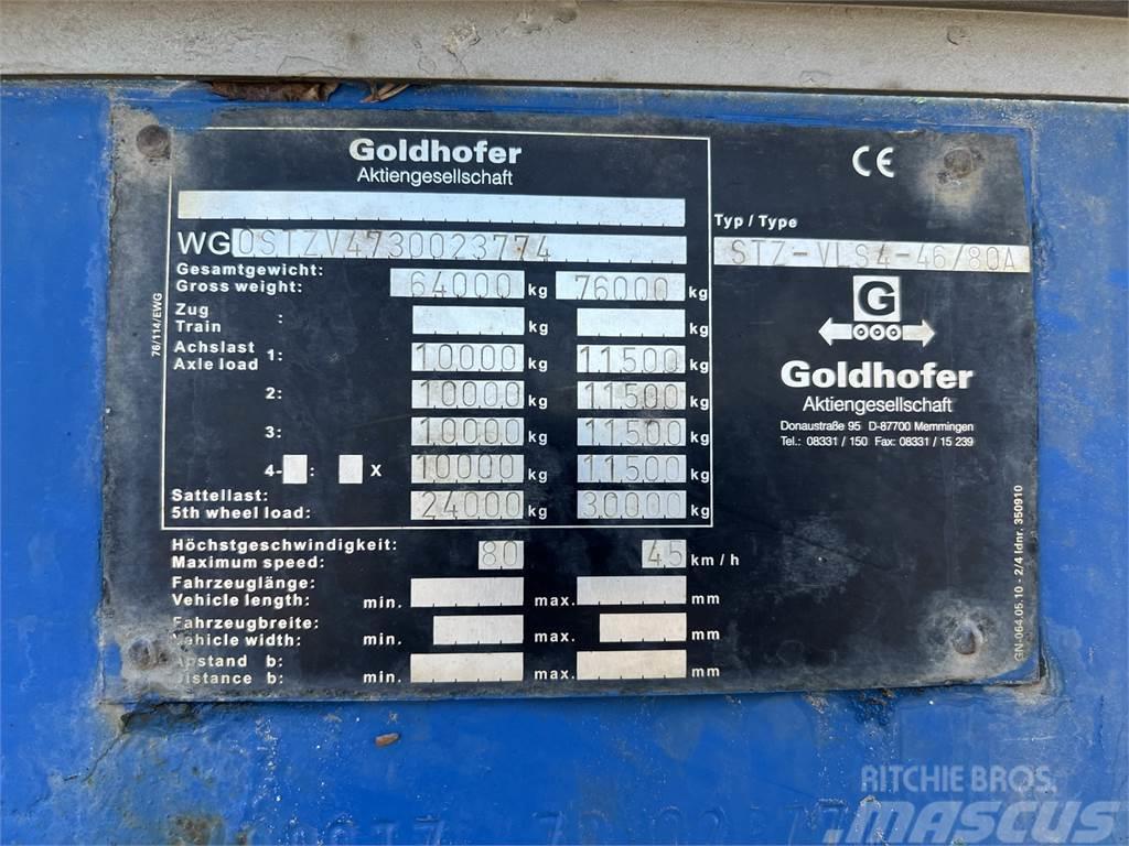 Goldhofer STZ-VLS 4-46/80 A Raskeveo poolhaagised
