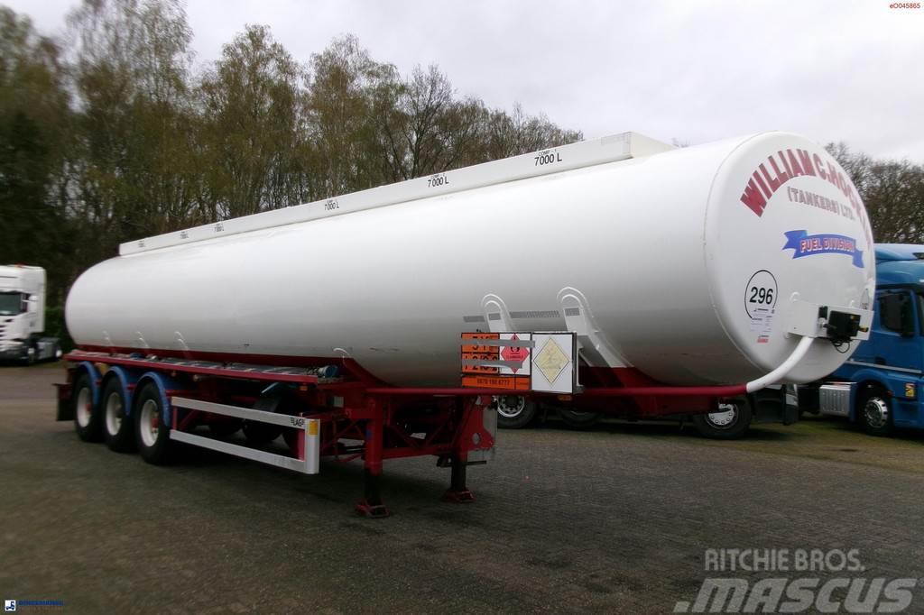 LAG Fuel tank alu 44.4 m3 / 6 comp + pump Tsistern poolhaagised