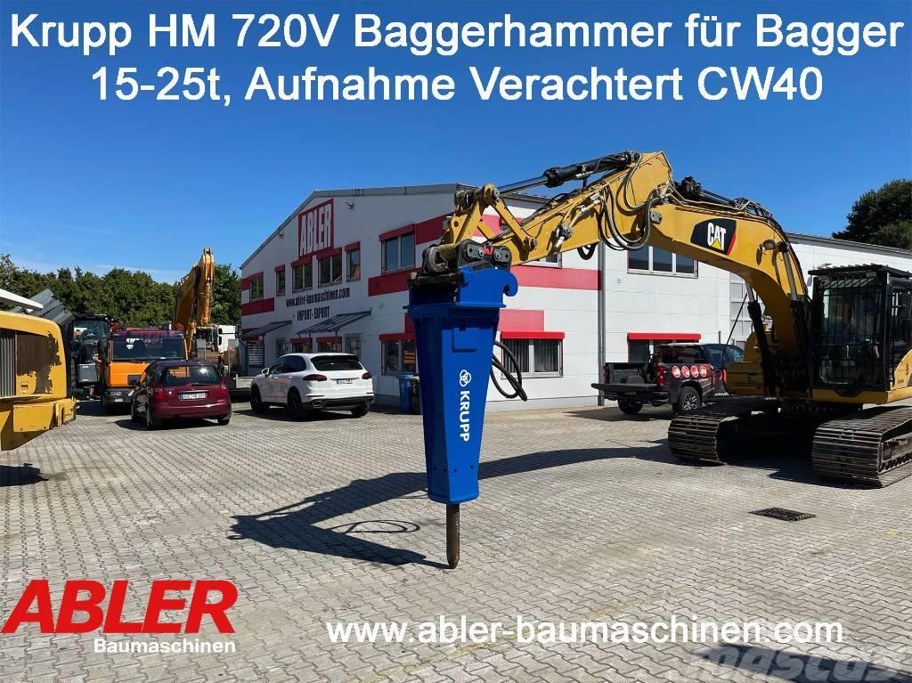 Krupp HM 720 V Abbruchhammer für Bagger 15-25t Lammutusekskavaatorid