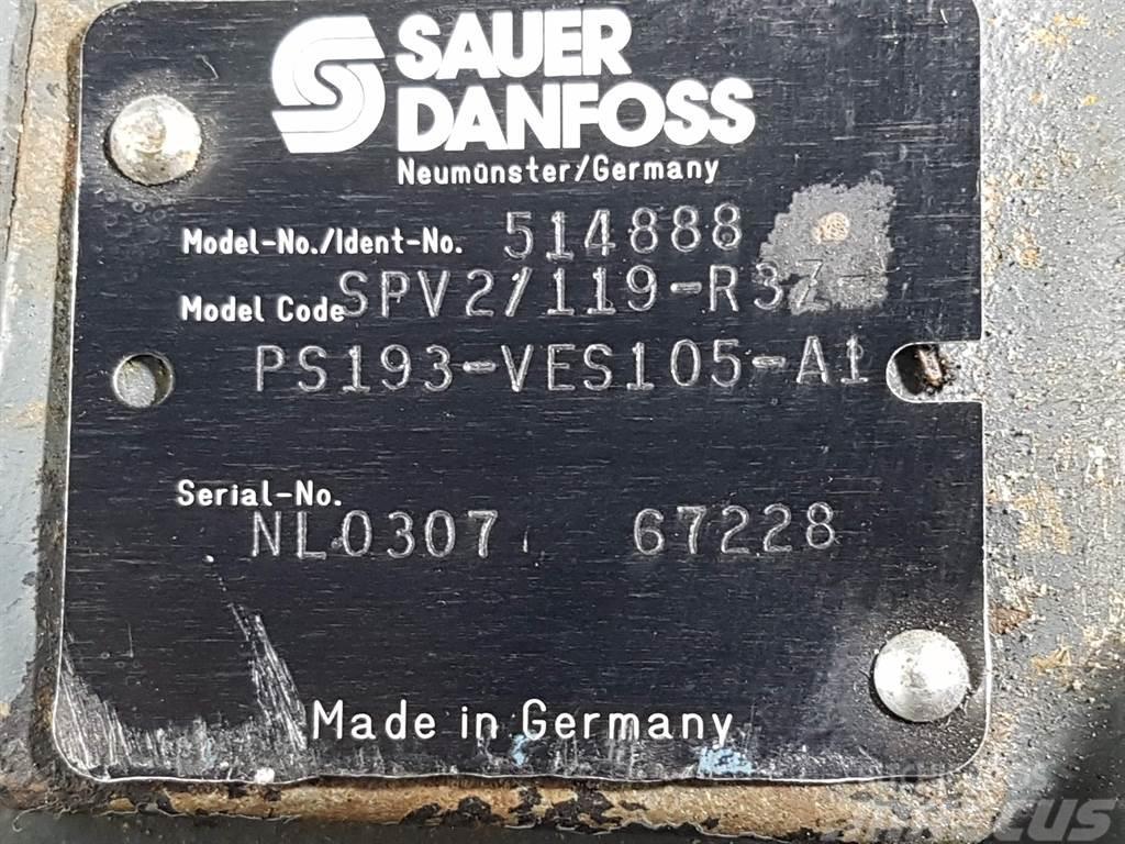 Sauer Danfoss SPV2/119-R3Z-PS193 - 514888 - Drive pump/Fahrpumpe Hüdraulika