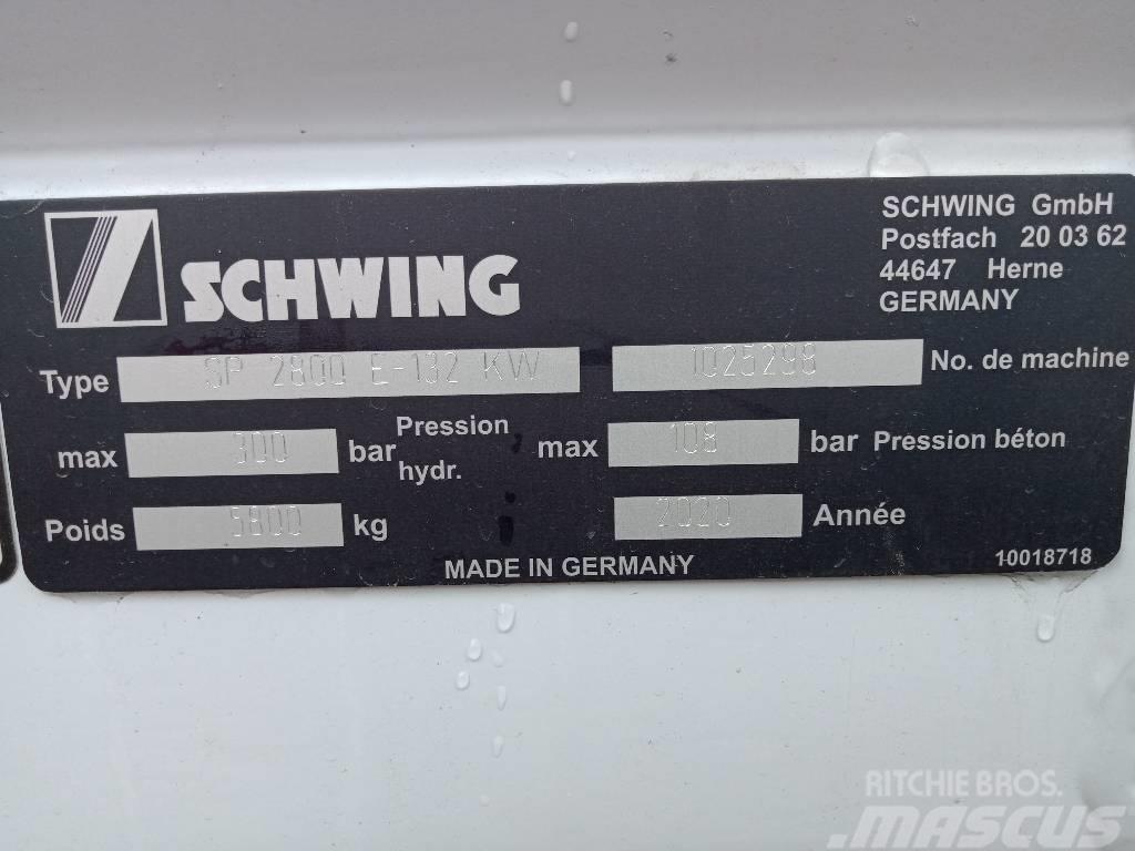 Schwing SP 2800 E Betooni pumpautod