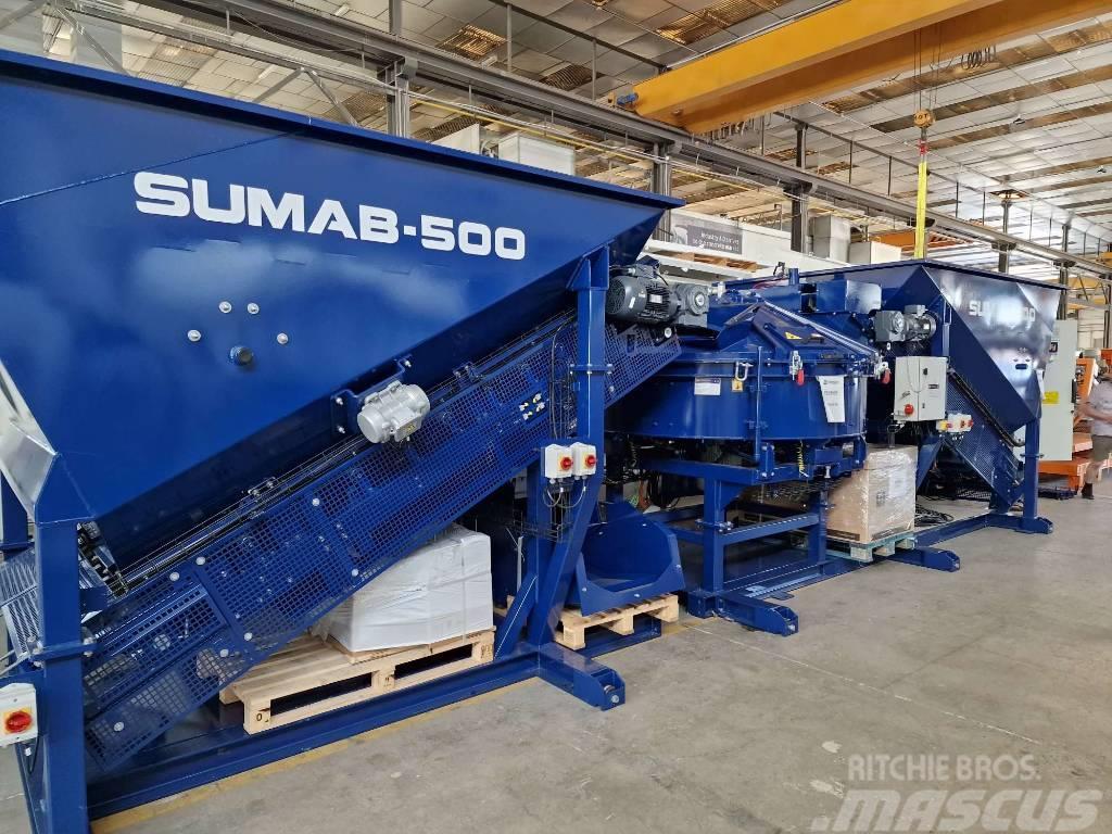  SUMAB 500 (mobile concrete batching plant) Betoonitehased