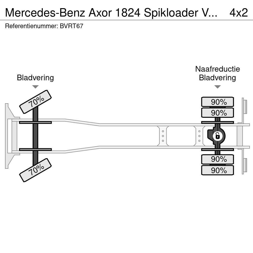 Mercedes-Benz Axor 1824 Spikloader VDL Euro5 Valid inspection 1- Vahetuskastiga tõstukautod