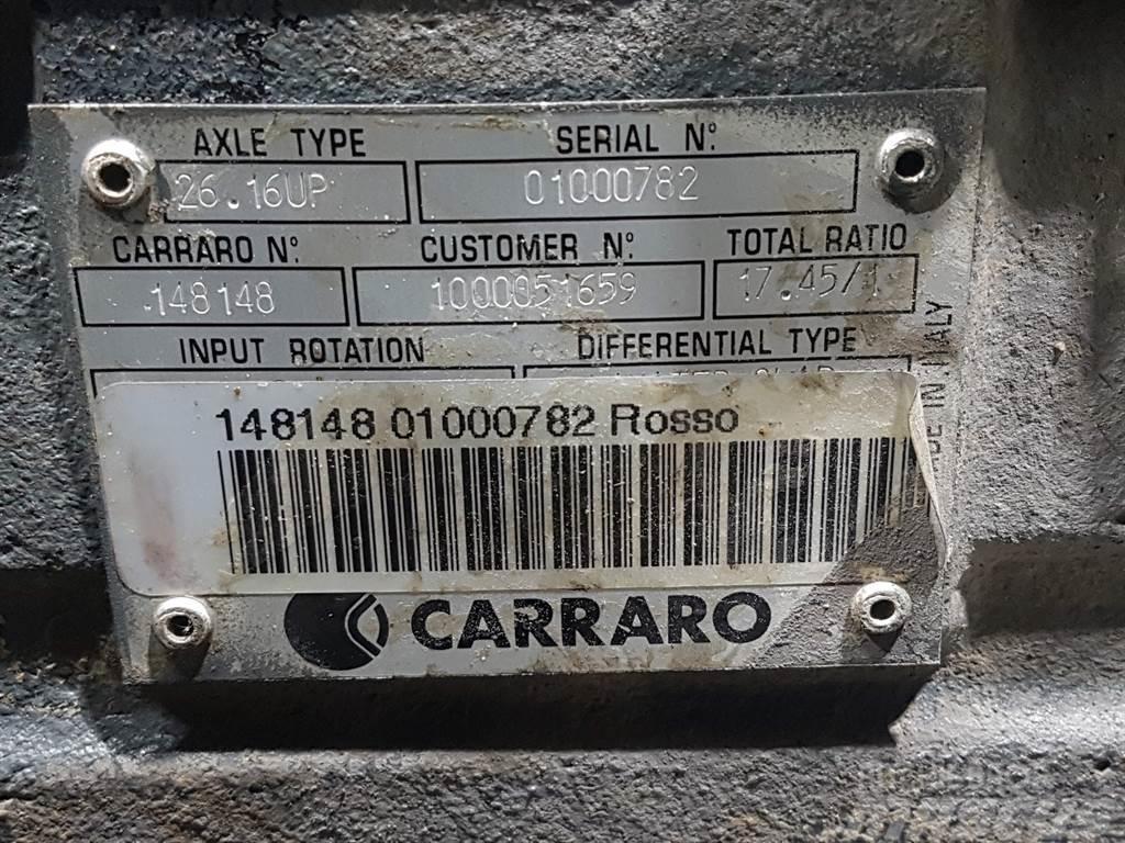 Carraro 26.16UP - Kramer 342 Allrad - Axle Sillad