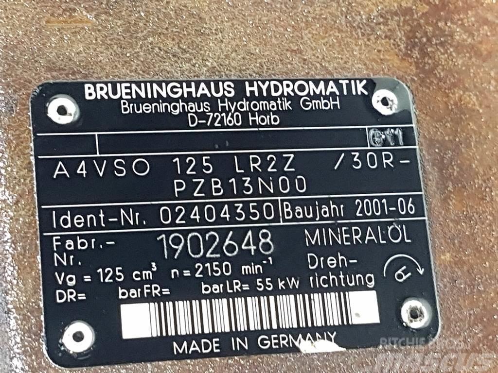 Brueninghaus Hydromatik A4VSO125LR2Z/30R-R902404350-Drive pump/Fahrpumpe Hüdraulika