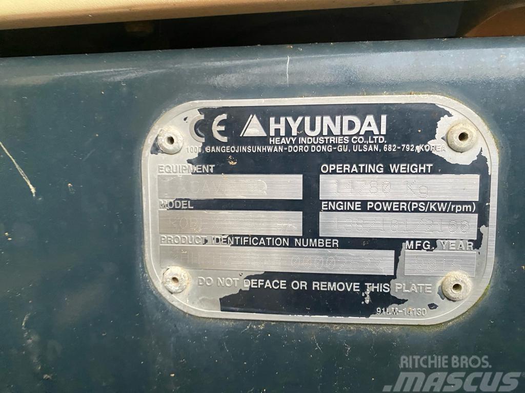 Hyundai 140W-9A Ratasekskavaatorid