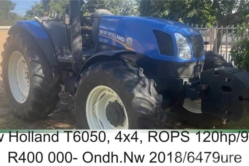New Holland T6050 - ROPS - 120hp / 93kw Traktorid