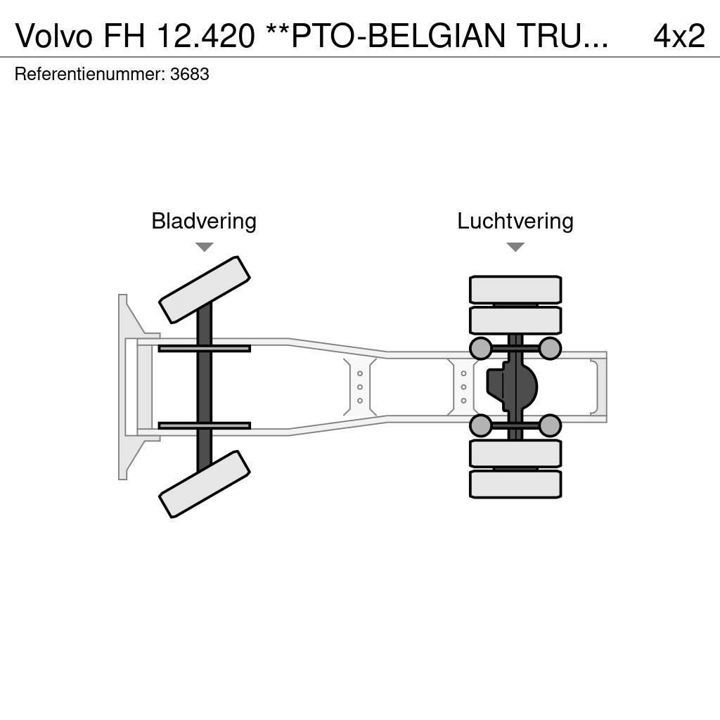Volvo FH 12.420 **PTO-BELGIAN TRUCK-LOW MILEAGE** Sadulveokid