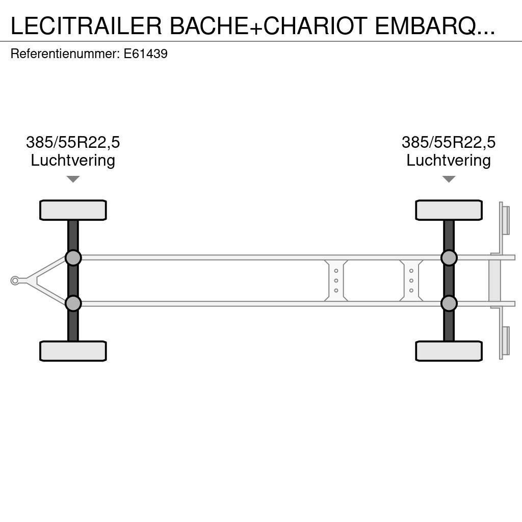 Lecitrailer BACHE+CHARIOT EMBARQUER/KOOIAAP Tenthaagised
