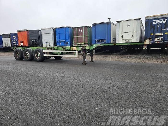 Renders RSCC 12-27cc | 3 AXLE CONTAINER CHASSIS | 40 FT 2X Konteinerveo poolhaagised