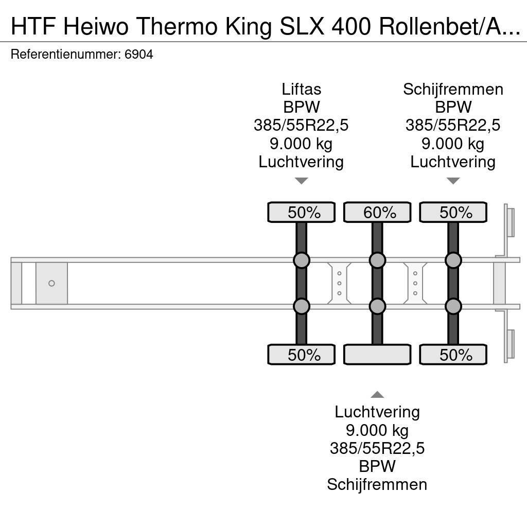 HTF Heiwo Thermo King SLX 400 Rollenbet/Aircargo Kopsc Külmikpoolhaagised