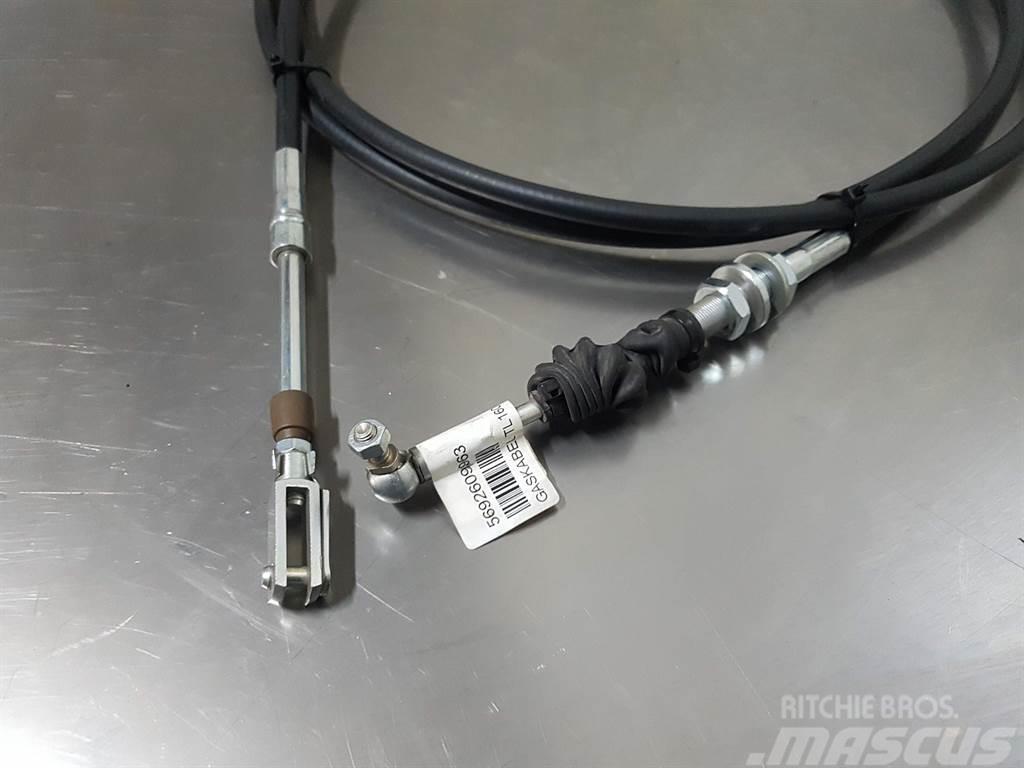 Terex TL160-5692609963-Throttle cable/Gaszug/Gaskabel Raamid