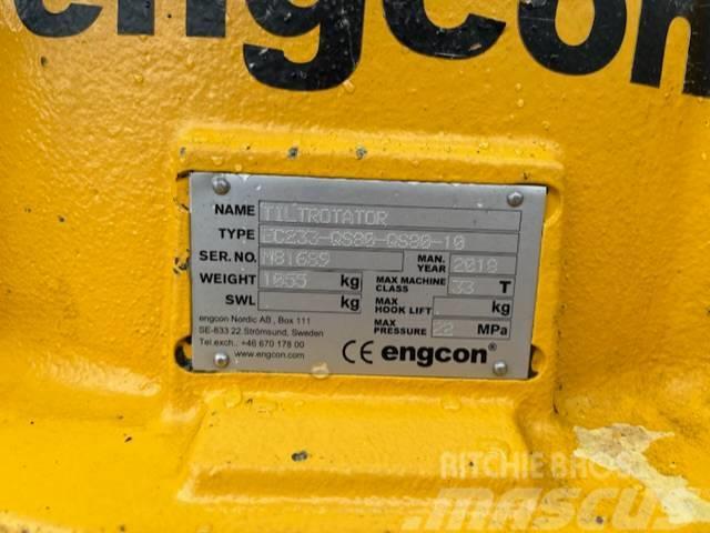 Engcon EC233-QS80-QS80-10, good condition Pöördpead