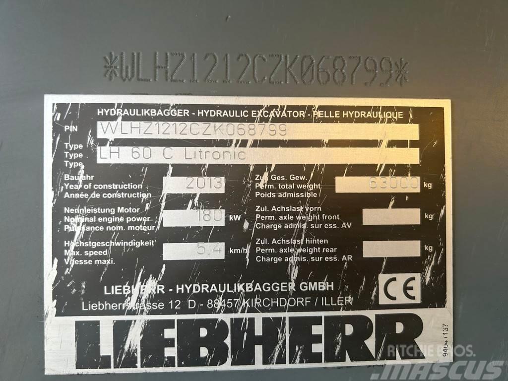 Liebherr LH 60 C Litronic EPA Umschlag bagger Muud