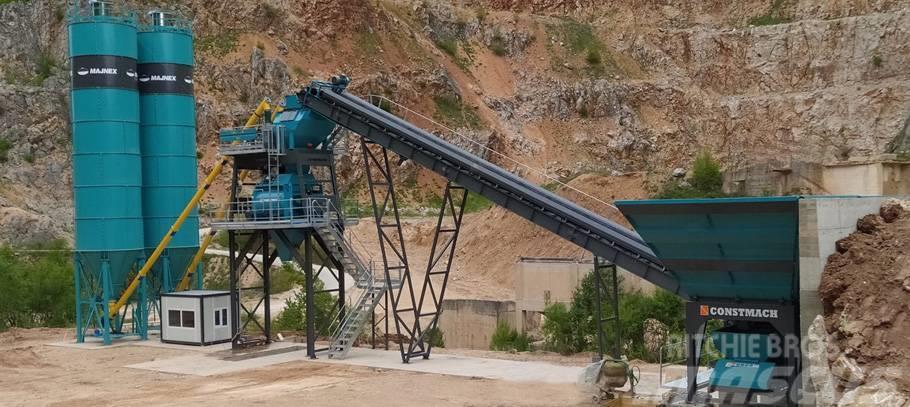 Constmach 100 M3/H Stationary Concrete Batching Plant Betoonitehased
