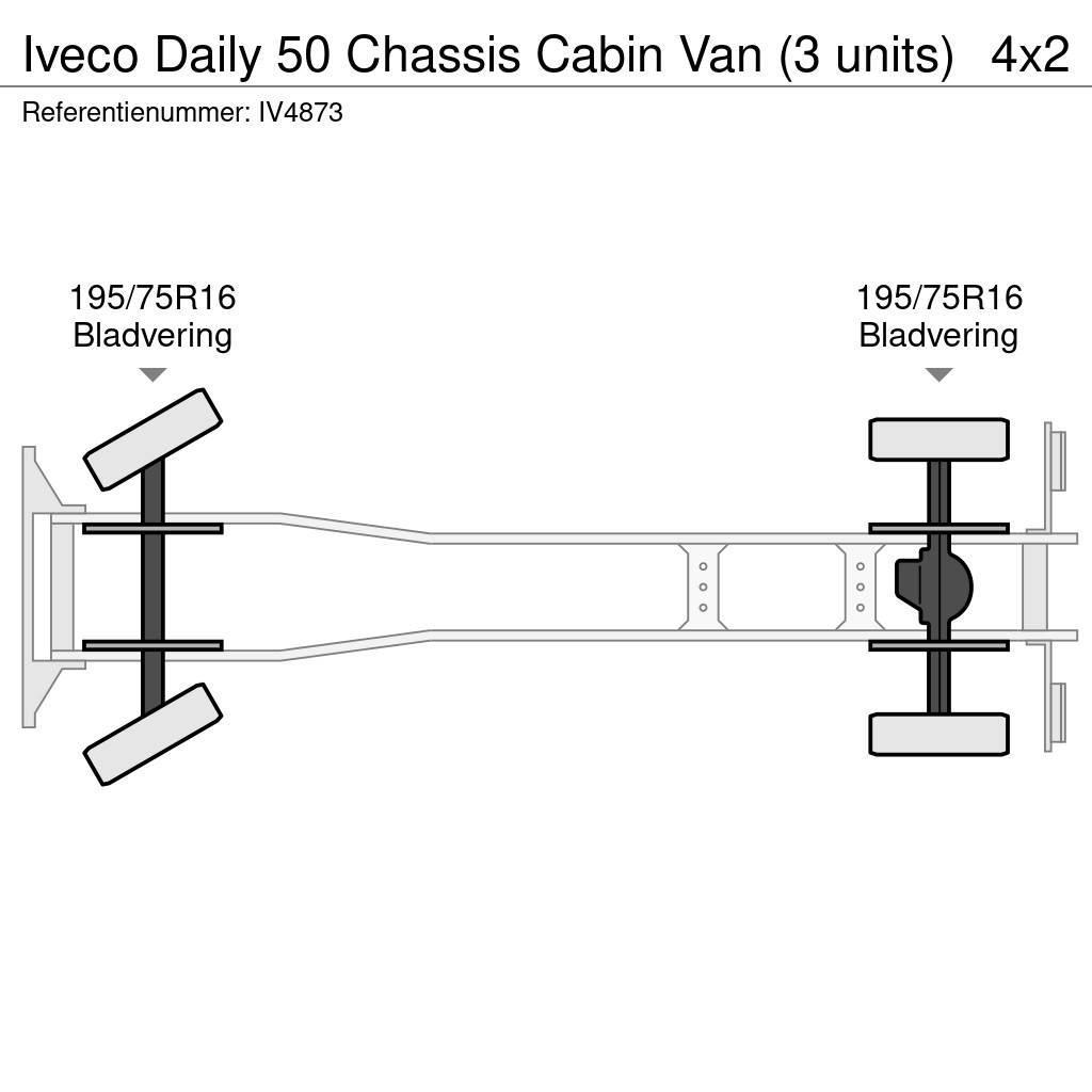 Iveco Daily 50 Chassis Cabin Van (3 units) Raamautod