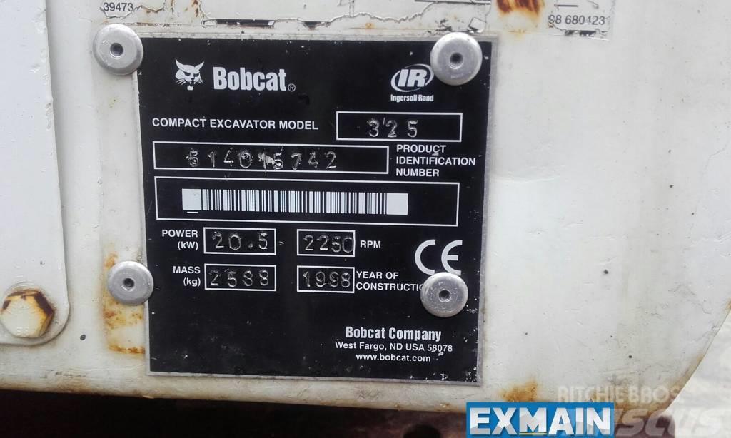 Bobcat X 325 Miniekskavaatorid < 7 t