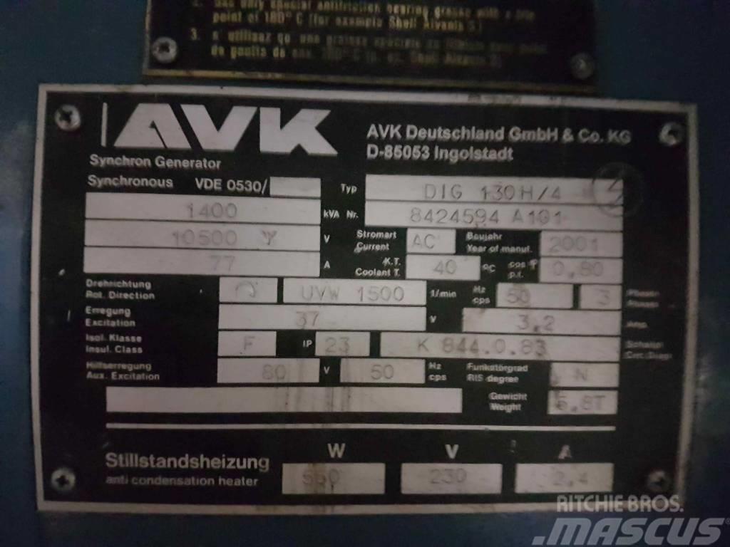 AVK DIG130 H/4 Diiselgeneraatorid