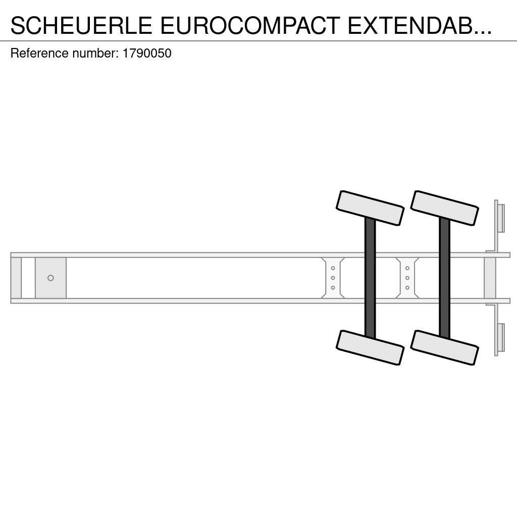 Scheuerle EUROCOMPACT EXTENDABLE DIEPLADER/TIEFLADER/LOWLOAD Raskeveo poolhaagised