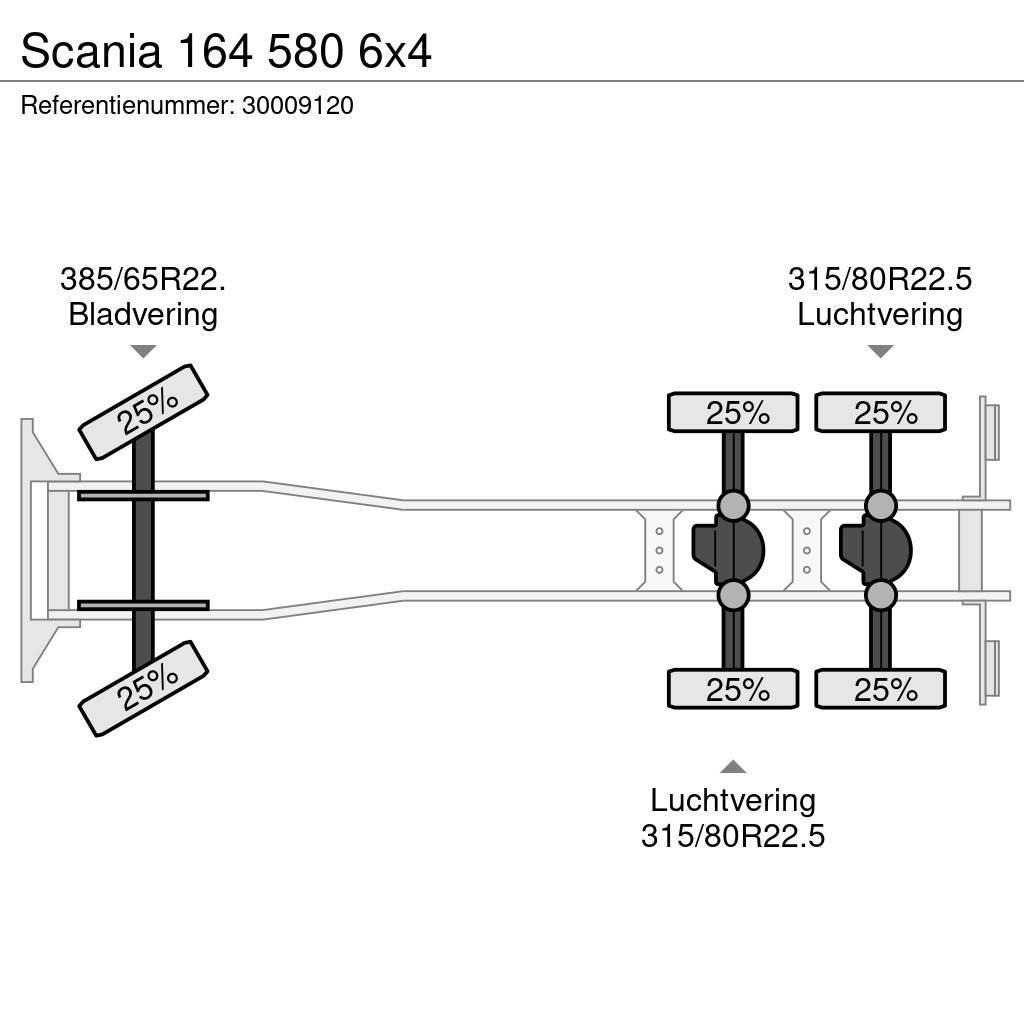 Scania 164 580 6x4 Raamautod